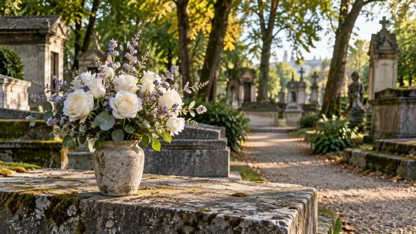Fleurs artificielles durables pour embellir les lieux de mémoire