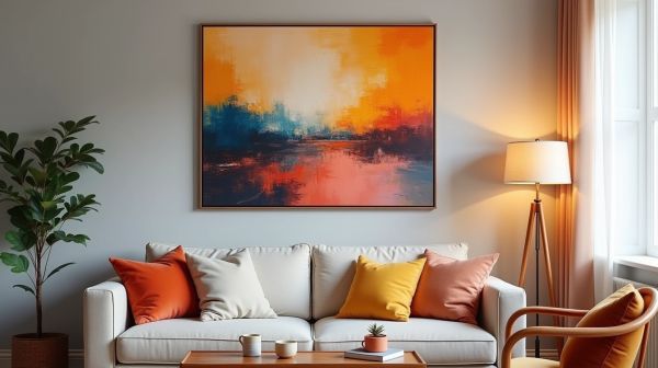 Illuminez votre décoration avec un tableau coloré